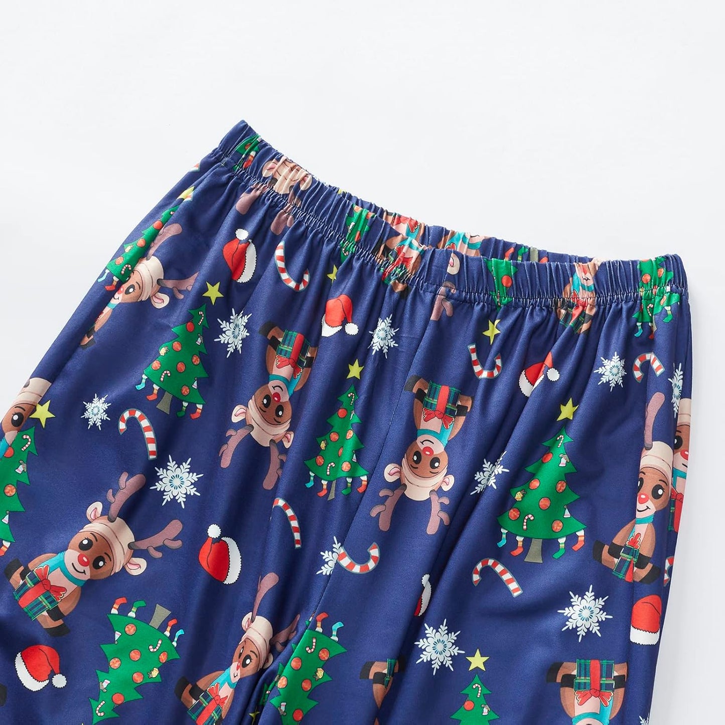 Christmas Pajamas for Family Matching Family Pajamas Sets Xmas Elk Reindeer Print Family Xmas Sleepwear Set